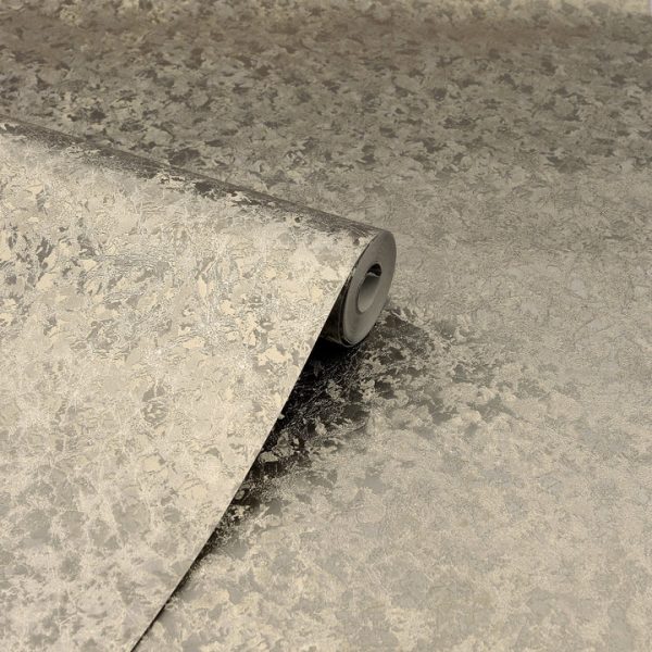 Arthouse Velvet Crush Foil Wallpaper Champagne Maz Decor