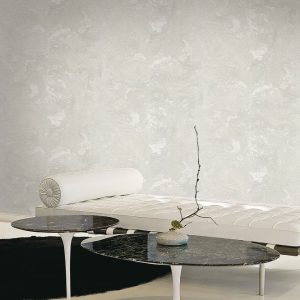 Debona Perla Marble Wallpaper - Silver