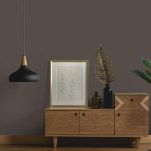 Erismann  Plain Texture Wallpaper - Dark Brown