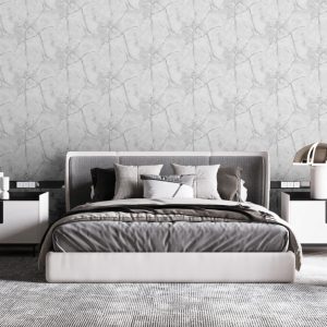 Limetree Decor Prima Marble Wallpaper - White and Silver